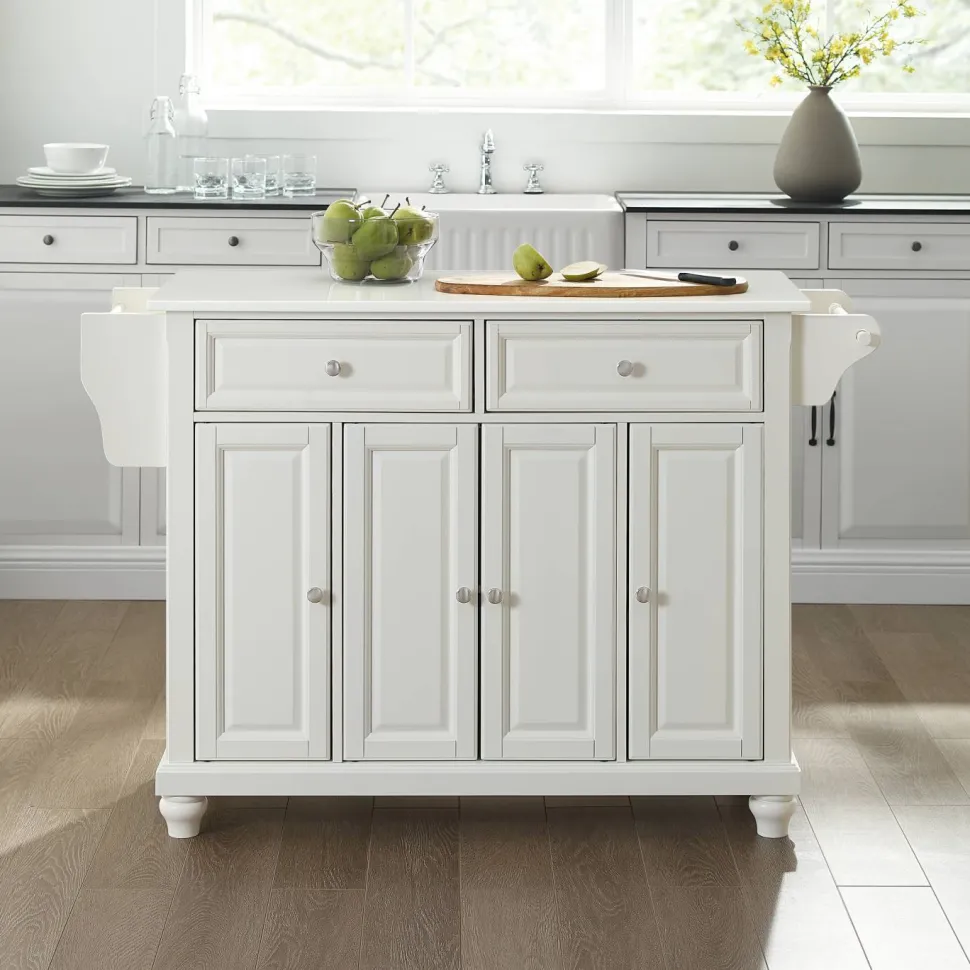Cambridge Granite Top Full Size Kitchen Island/Cart
