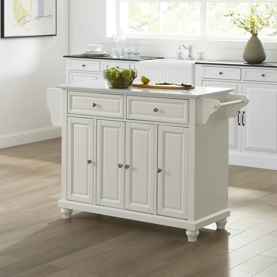 Cambridge Granite Top Full Size Kitchen Island/Cart