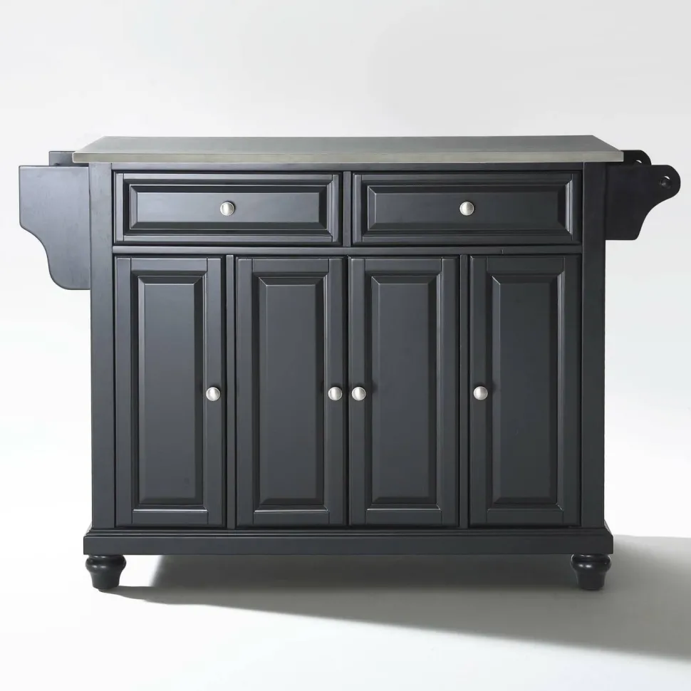 Cambridge Stainless Steel Top Full Size Kitchen Island/Cart
