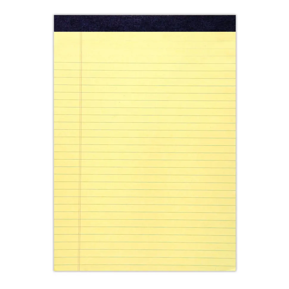 Canary Legal Pad 8.5"x11.75"