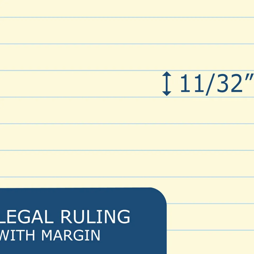 Canary Legal Pad 8.5"x11.75"