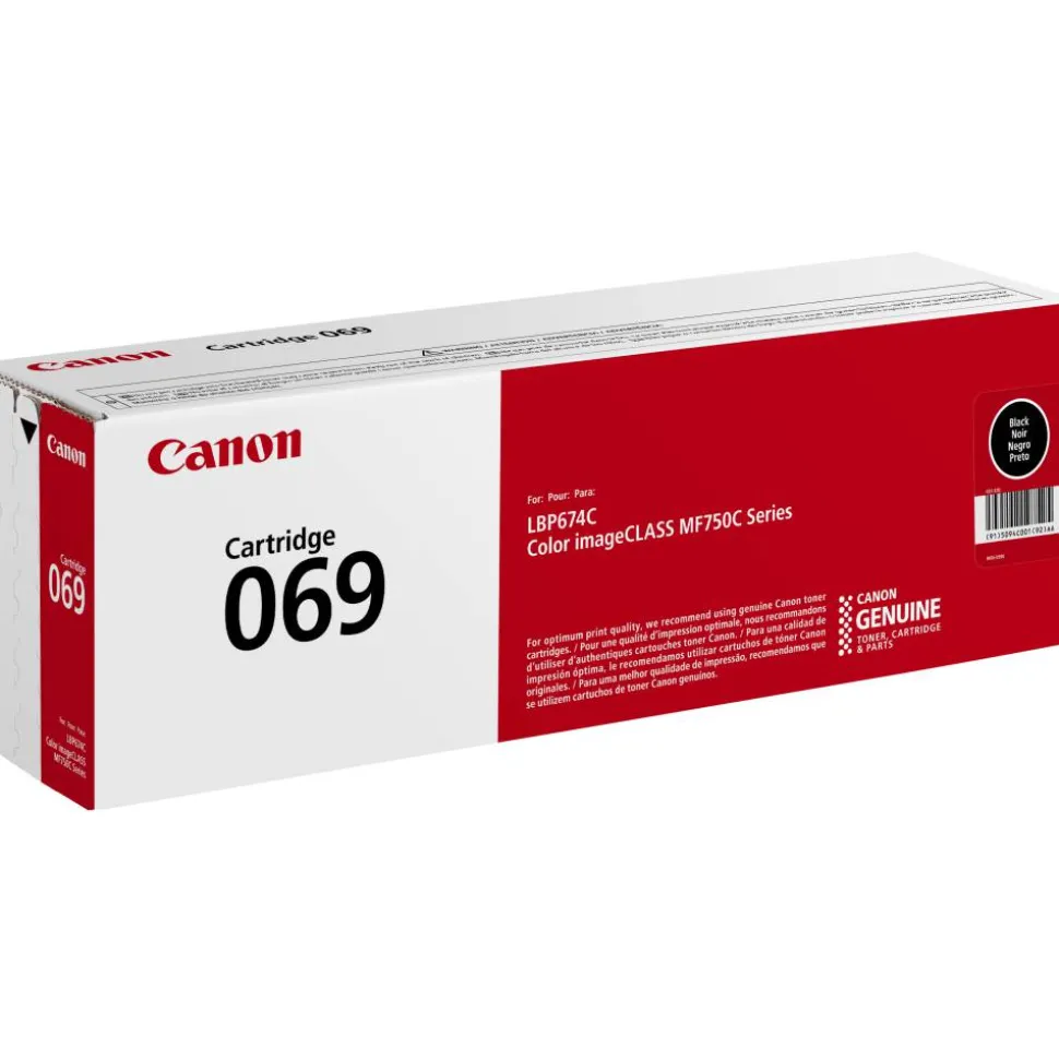Canon 069 Black Toner Cartridge, 5094C001