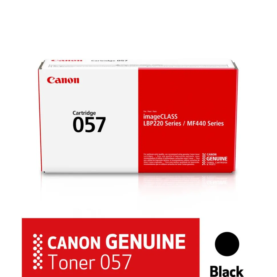 Canon 3009C001 (CRG-057) Toner, 3,100 Page-Yield, Black