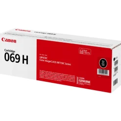 Canon 5098C001 (069 H) High-Yield Toner, 7,600 Page-Yield, Black