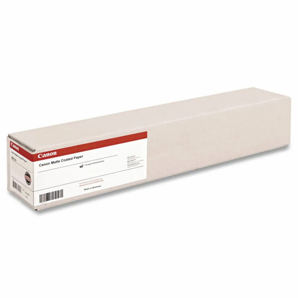 Canon Glossy Photographic Paper Roll, 3" Core, 10 mil, 36" x 100 ft, Glossy White