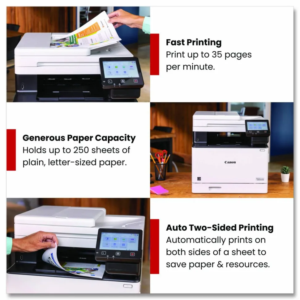 Canon imageCLASS MF753Cdw II, Wireless Multifunction Laser Printer, Copy/Fax/Print/Scan