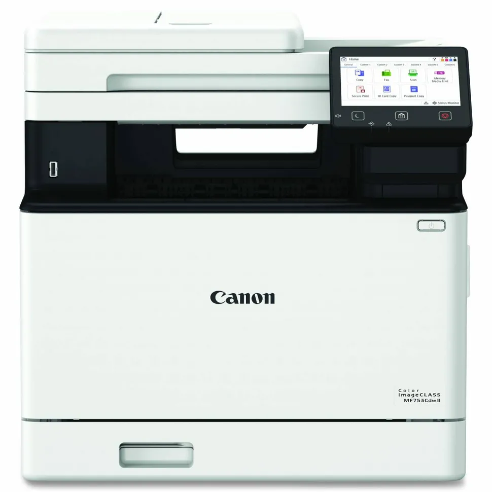 Canon imageCLASS MF753Cdw II, Wireless Multifunction Laser Printer, Copy/Fax/Print/Scan