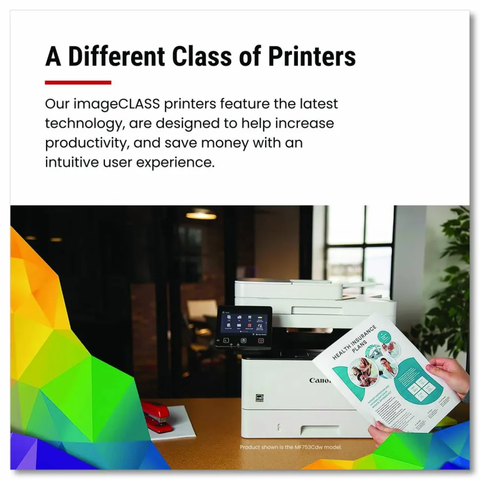 Canon imageCLASS MF753Cdw II, Wireless Multifunction Laser Printer, Copy/Fax/Print/Scan