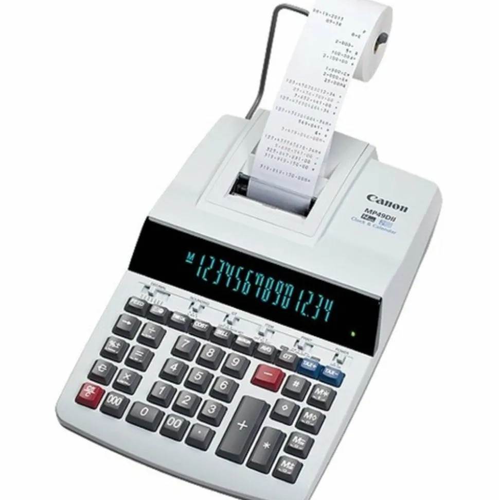 Canon MP49DII Printing Calculator, Gray