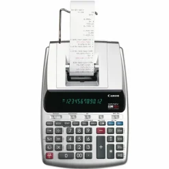 Canon MP25DV 12-Digit Ribbon Printing Calculator, Black/Red Print, 4.3 Lines/Sec