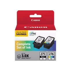 Canon PG-275XL Black/CL-276XL Tri-Color High-Yield Ink Cartridges, Pack Of 2, 4981C008