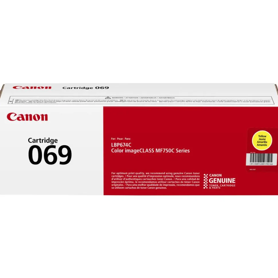 Canon 69 Yellow Toner Cartridge, 5091C001