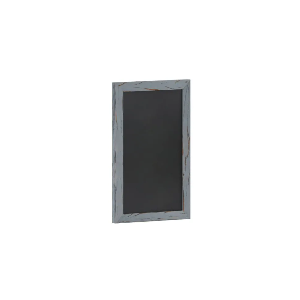 Canterbury 11" x 17" Rustic Gray Wall Mount Magnetic Chalkboard Sign with Eraser, Hanging Wall Chalkboard Memo Board for Home, School, or Business