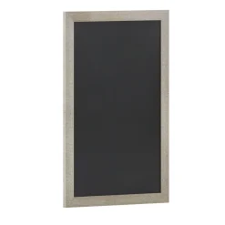 Canterbury 24" x 36" Weathered Wall Mount Magnetic Chalkboard Sign with Eraser, Hanging Wall Chalkboard Memo Board for Home, School, or Business