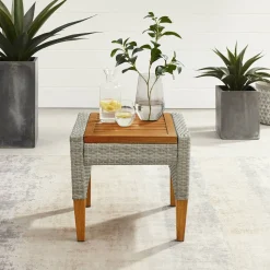 Capella Outdoor Wicker Side Table
