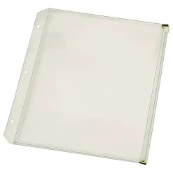 Cardinal Expanding Zipper Binder Pocket, Clear, Pack Of 3