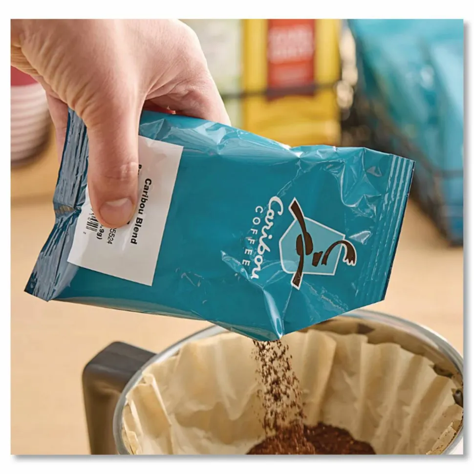 Caribou Coffee Caribou Blend Ground Coffee, 2.5 oz, 18/Carton