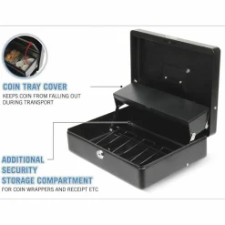 CARL Bill Slots Steel Security Cash Box