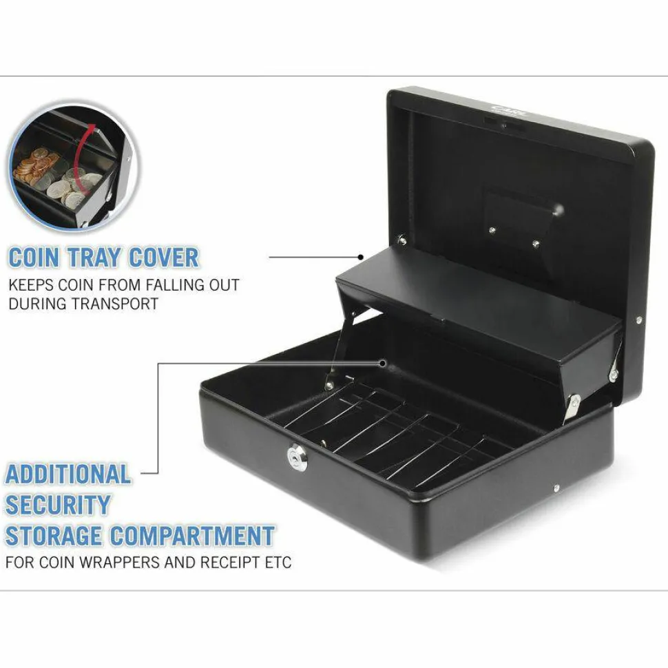 CARL Bill Slots Steel Security Cash Box
