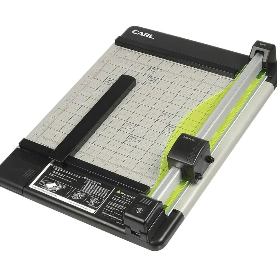 Carl DC-210 Heavy-Duty Rotary Paper Trimmer, 12"