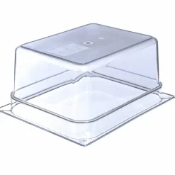 Carlisle StorPlus Polycarbonate Food Pan, 8.7 qt, 10.38 x 12.75 x 6, Clear, Plastic