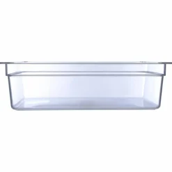 Carlisle StorPlus Polycarbonate Food Pan, 19.4 qt, 12.5 x 20.75 x 6, Clear, Plastic