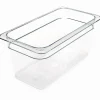 Carlisle StorPlus Polycarbonate Food Pan, 5.7 qt, 6.88 x 12.75 x 6, Clear, Plastic