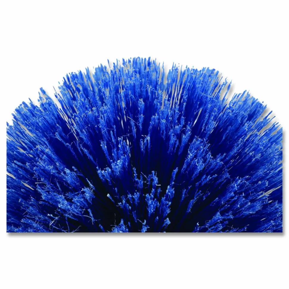 Carlisle Flo-Pac Round Duster with Soft Flagged PVC Bristles, 7", Blue, Dozen