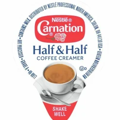 Carnation Half and Half, 0.3 oz Mini Cups, 360/Carton