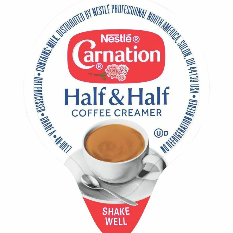 Carnation Half and Half, 0.3 oz Mini Cups, 360/Carton