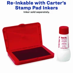 Carter's Felt Red Stamp Pad, 2.75