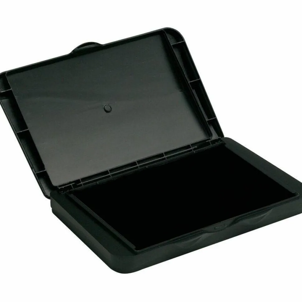 Carter's Pre-Inked Foam Stamp Pad, 4.25" x 2.75", Black