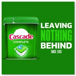 Cascade ActionPacs, Fresh Scent, 20 oz Tub, 43/Tub, 6 Tubs/Carton