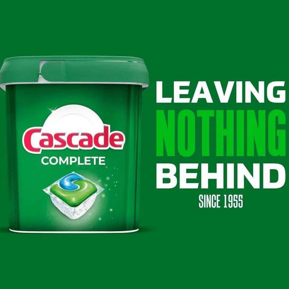 Cascade Complete ActionPacs, Fresh Scent, 4 Pods/Pack, 30 Packs/Carton