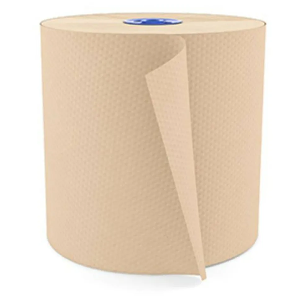 Cascades For Tandem 1-Ply Paper Towels, 100% Recycled, Natural, 775' Per Roll, Pack Of 6 Rolls