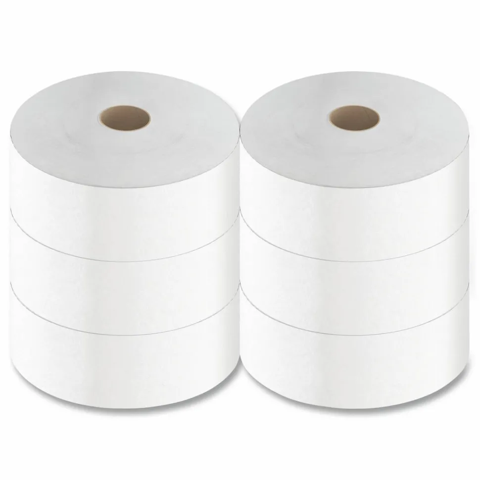 Cascades PRO Perform 100% Recycled Jumbo Toilet Paper, Pack Of 6 Rolls, for Tandem JRT Dispensers