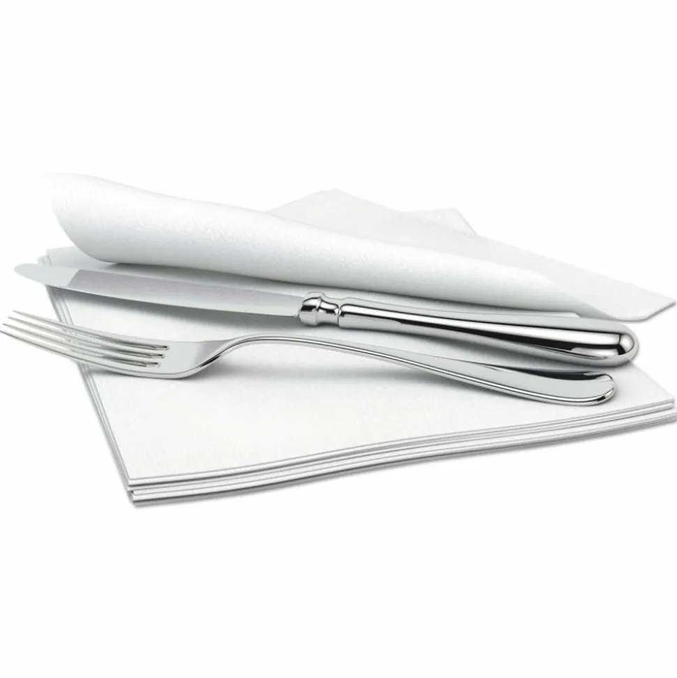 Cascades PRO Signature Airlaid Dinner Napkins/Guest Hand Towels, 1-Ply, 15 x 16.5, White, 1,000/Carton