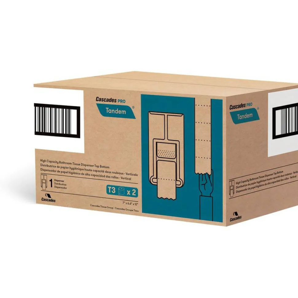 Cascades PRO Tandem DHC Bath Tissue Dispenser