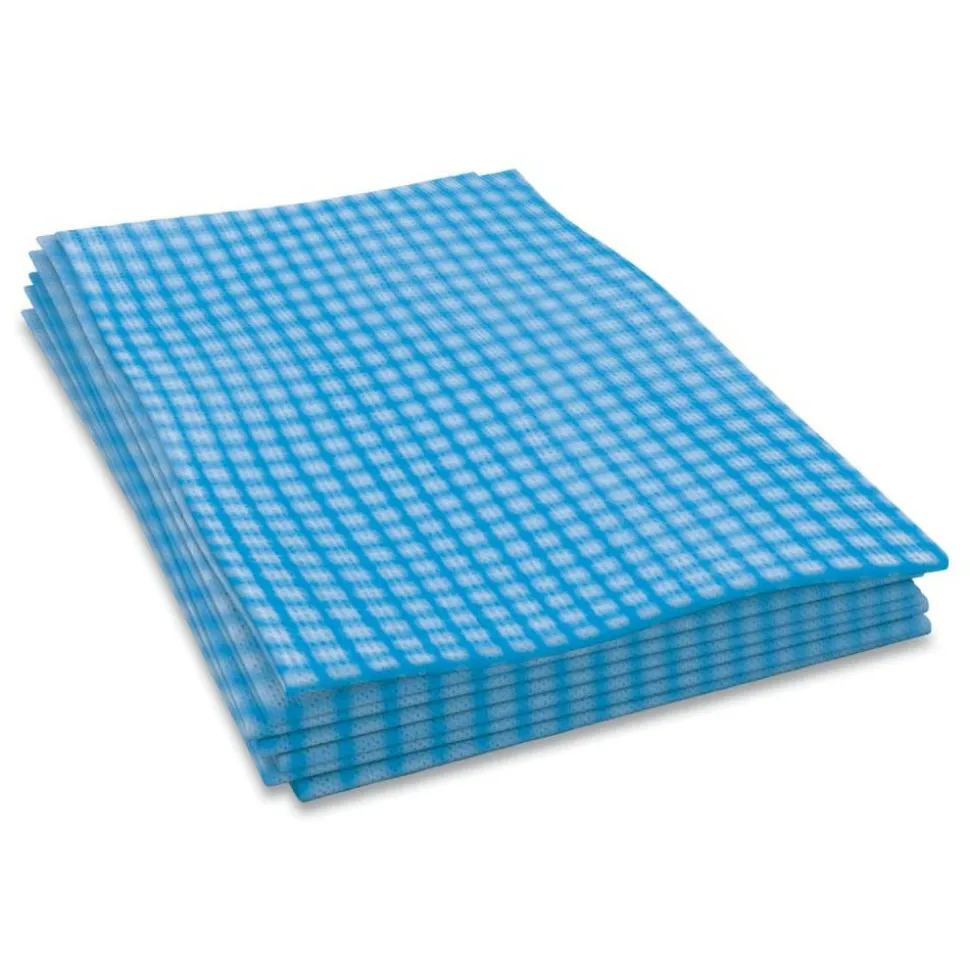 Cascades PRO Tuff-Job Foodservice Towels, 12 x 24, Blue/White, 200/Carton