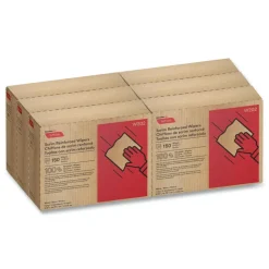 Cascades PRO Tuff-Job Scrim Reinforced Wipers, 4-Ply, 9.75 x 16.75, White, 150/Box, 6 Box/Carton