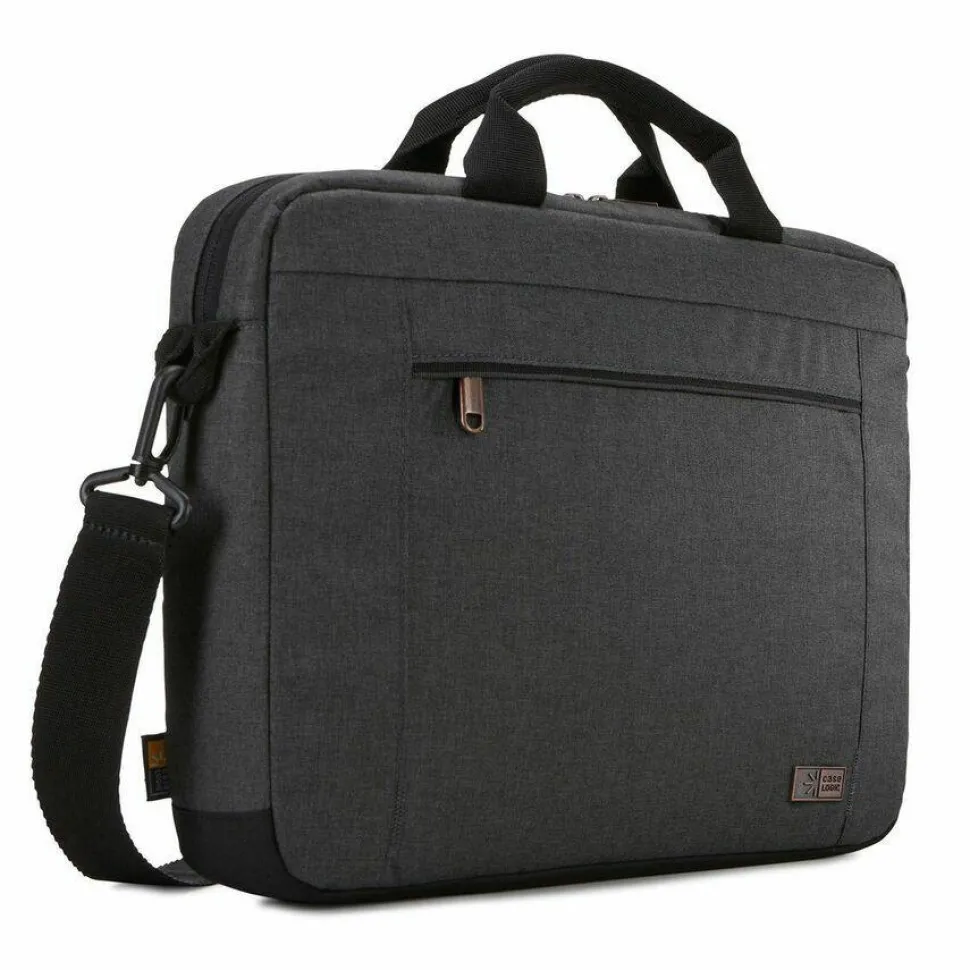 Case Logic Era ERAA-114 Carrying Case (Attaché) for 10.5" to 14" PC, Notebook - Obsidian
