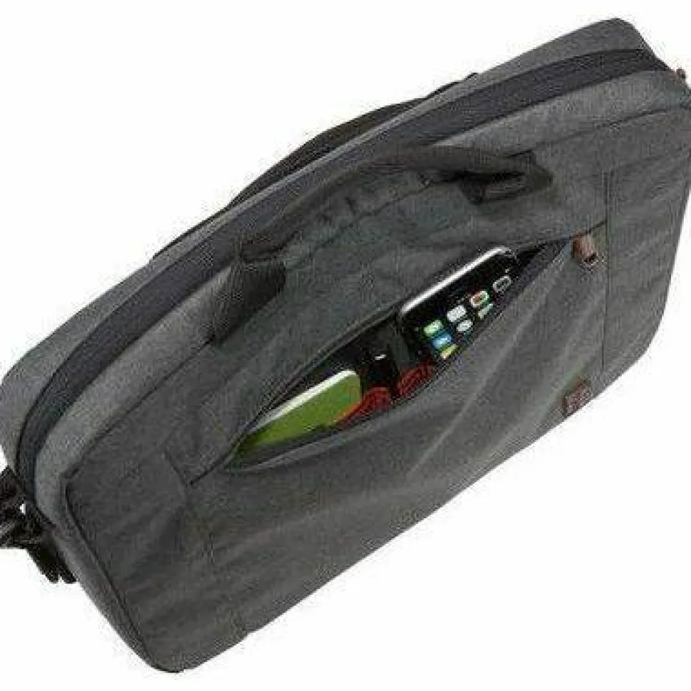 Case Logic Era ERAA-114 Carrying Case (Attaché) for 10.5" to 14" PC, Notebook - Obsidian