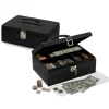 Cash Box With Locking Hatch, 3 7/8"H x 11"W x 7 5/8"D
