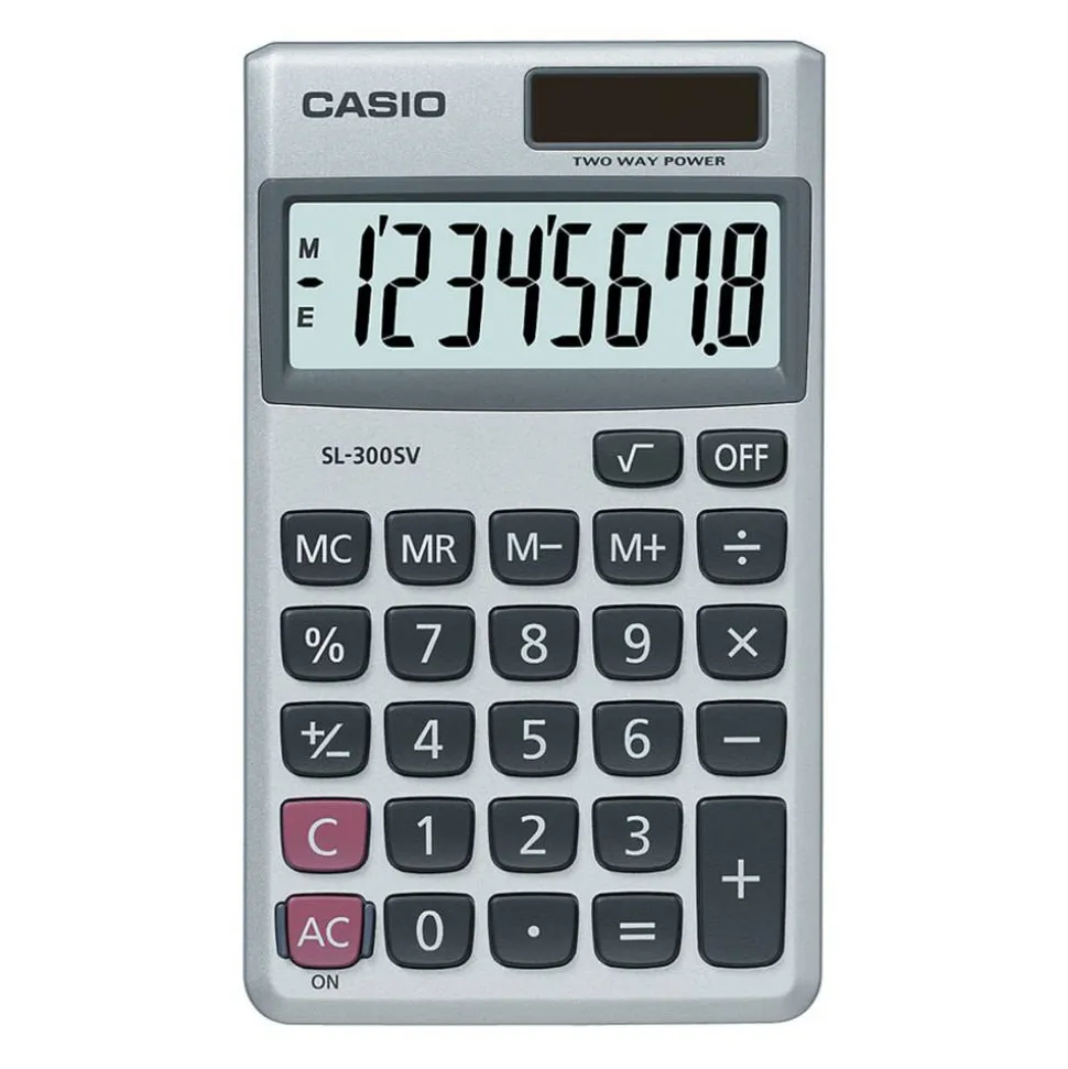 Casio SL-300SV Handheld Display Calculator