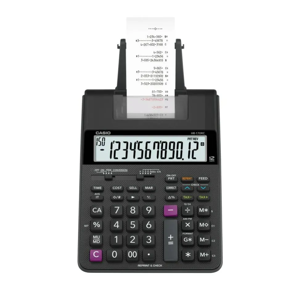 Casio HR-170RC Desktop Printing Calculator