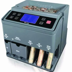 Cassida C300 Series Coin Sorter/Counter for Pennies, Nickels, Dimes, Quarters and Dollars, 300 coins/min, 11