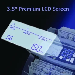 Cassida 5520UV/MG Cash Counter, 1,300 bills/min, 9.7