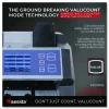 Cassida 6600 UV/MG Top Loading Bill Counter, 1,400 bills/min, 10.2" x 11" x 8.1", Gray