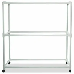 Champion Sports 9 Ball ABS Storage Cart, Plastic, 132 lb Capacity, 19 x 62 x 67, White