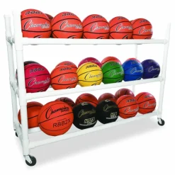 Champion Sports 30 Basketball Heavy-Duty Cart